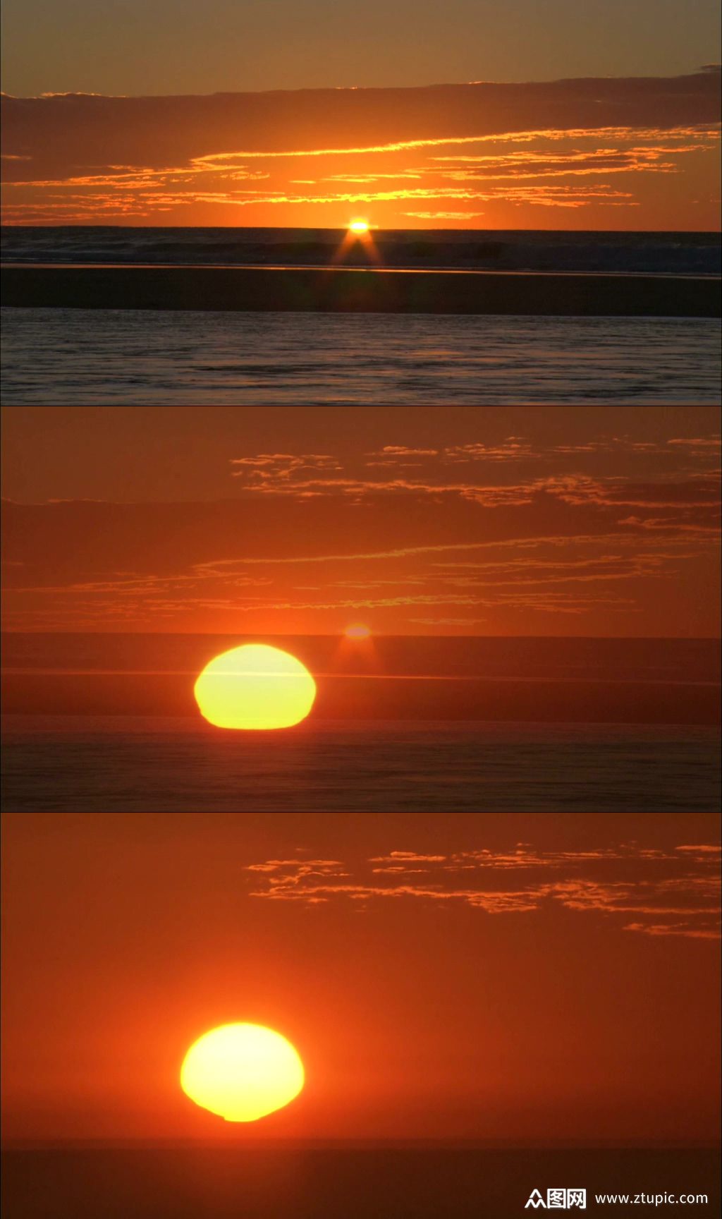 日出晨光日落夕阳日落素材