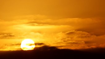 实拍日出晨光日落夕阳-众图网