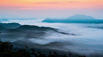 实拍日出晨光日落夕阳-众图网