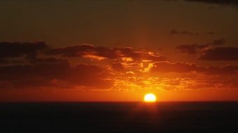 实拍日出晨光日落夕阳-众图网