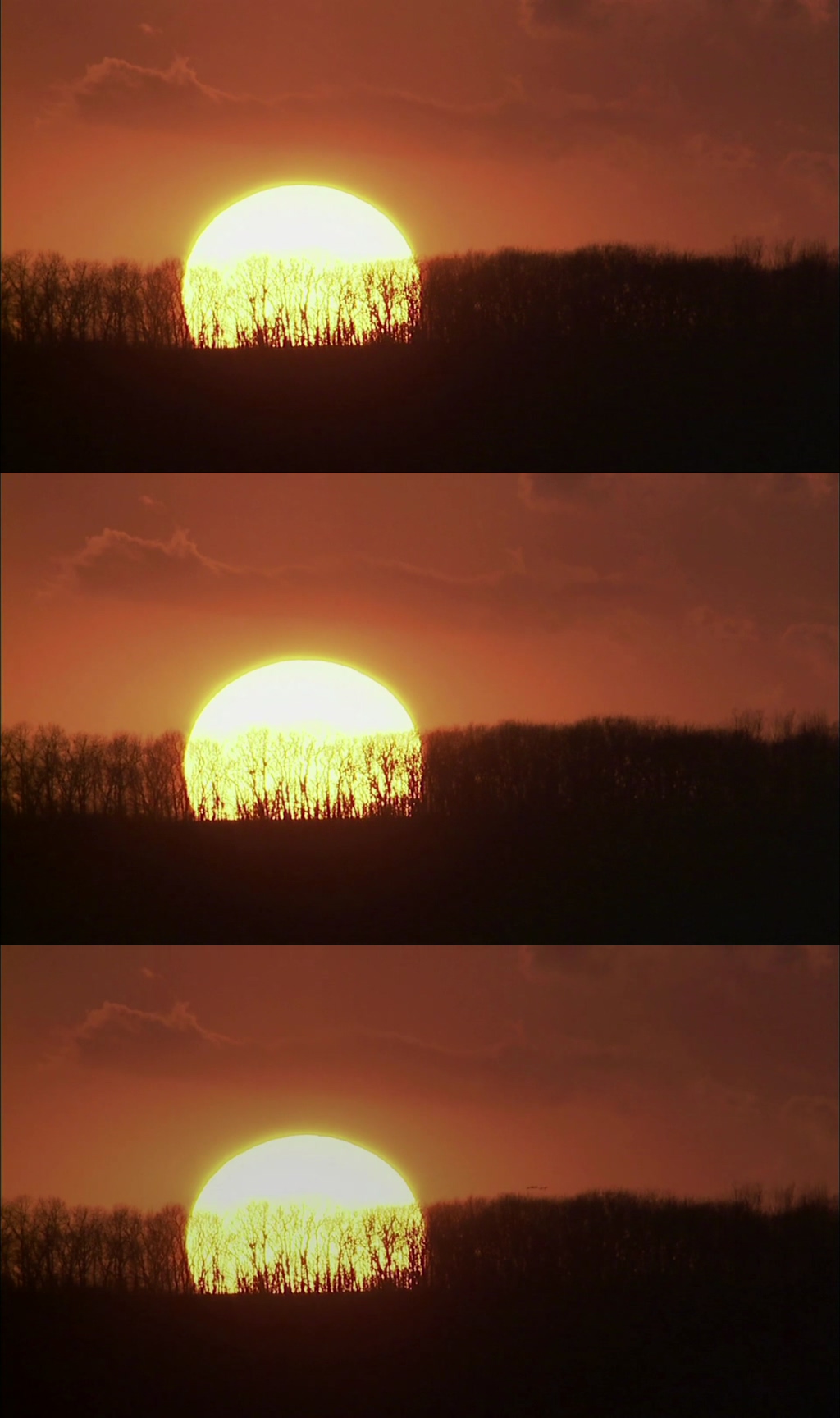 实拍日出晨光日落夕阳素材