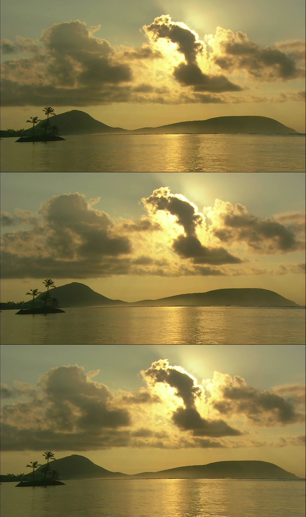海面实拍日出晨光日落夕阳素材