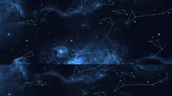 唯美夜景星空宇宙视频-众图网