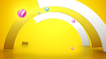 儿童卡通梦幻舞台背景-众图网