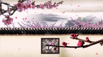 古建筑庭院中国风-众图网