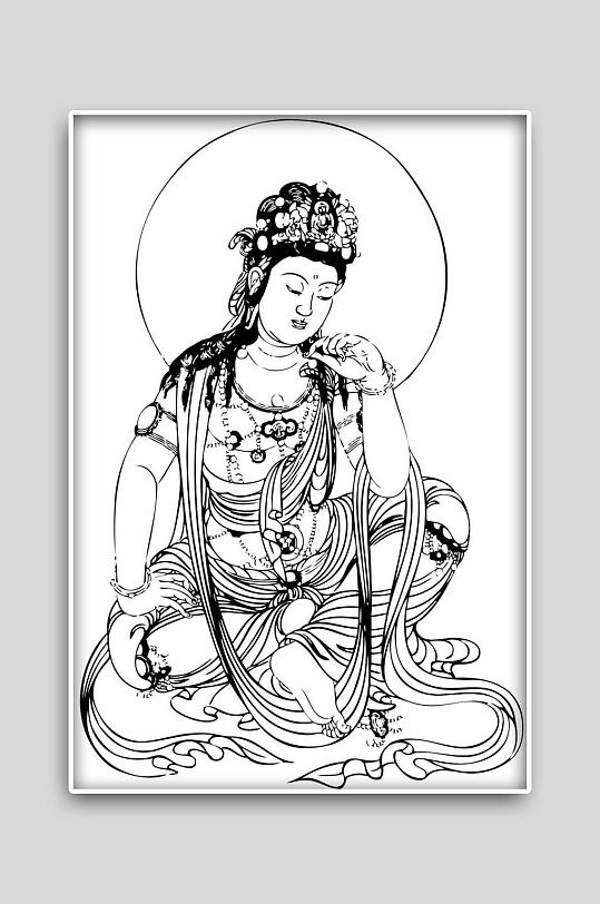 观音图佛教佛像无量寿佛图唐卡佛像立即下载唐卡黄财神五姓财神阴阳