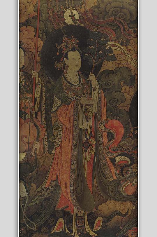 帝释梵天西佛像图片