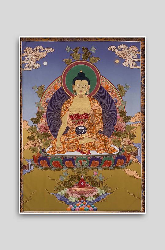 唐卡药师佛佛教佛像