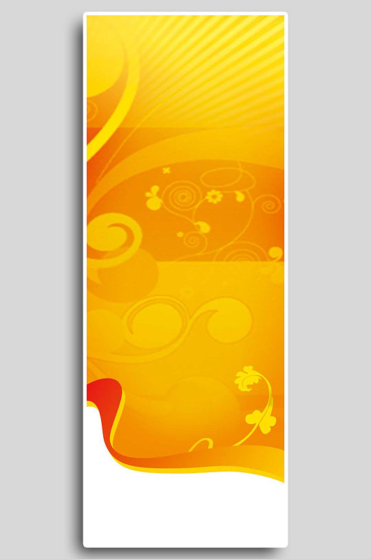 简介金色展架图片-简介金色展架设计素材-简介金色展架模板下载