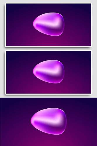 紫色创意抽象流动艺术液态色彩舞台背景