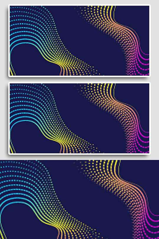 艺术抽象时尚流线动感波纹背景-众图网