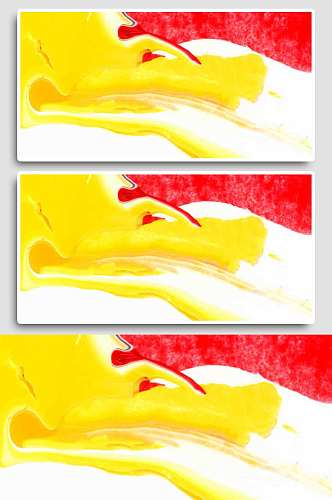 黄红色绚丽多彩颜料油漆年会展会艺术背景