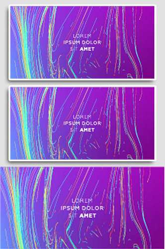 流线炫酷紫色粒子光效潮流流线液体背景