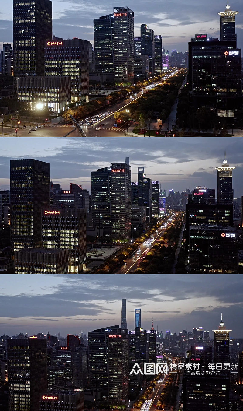 上海世纪大道日晷航拍视频素材