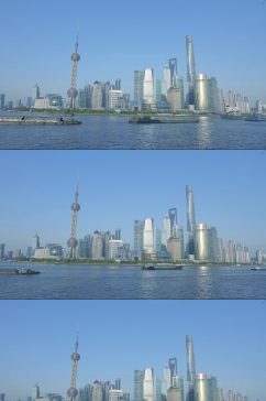 上海外滩东方明珠上海中心