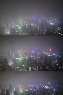 上海陆家嘴穿云视频素材