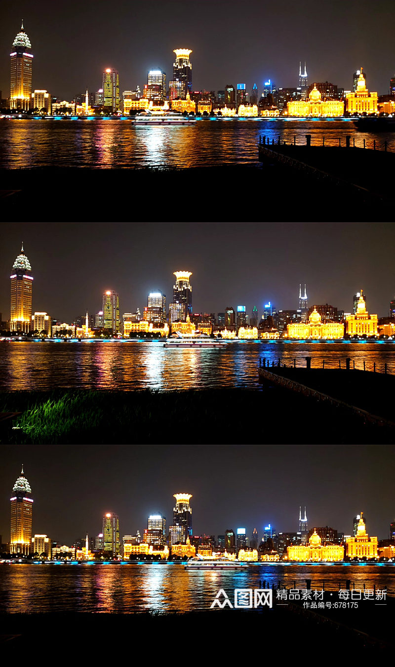 上海黄浦江外滩万国建筑视频素材