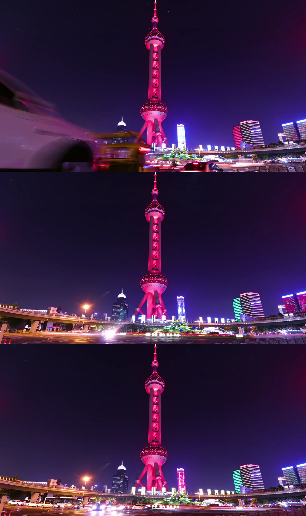 上海东方明珠延时素材