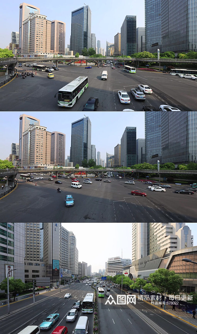 上海城市交通延时视频合集素材