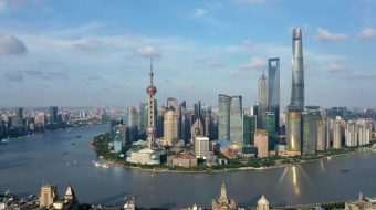 浦江外滩航拍延时视频-众图网