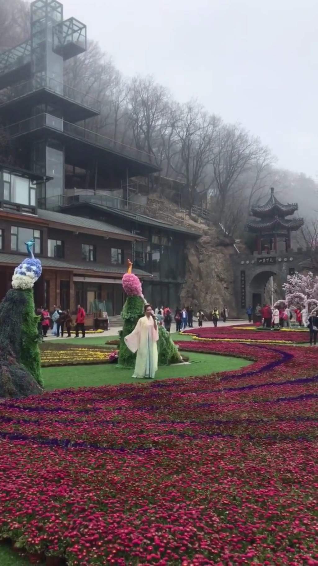 旅游景点大自然风光风景自媒体实拍素材