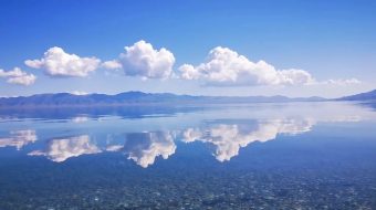 湖泊唯美大自然风光风景自媒体实拍-众图网