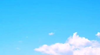 蓝天白云唯美大自然风光风景自媒体实拍 风景视频-众图网
