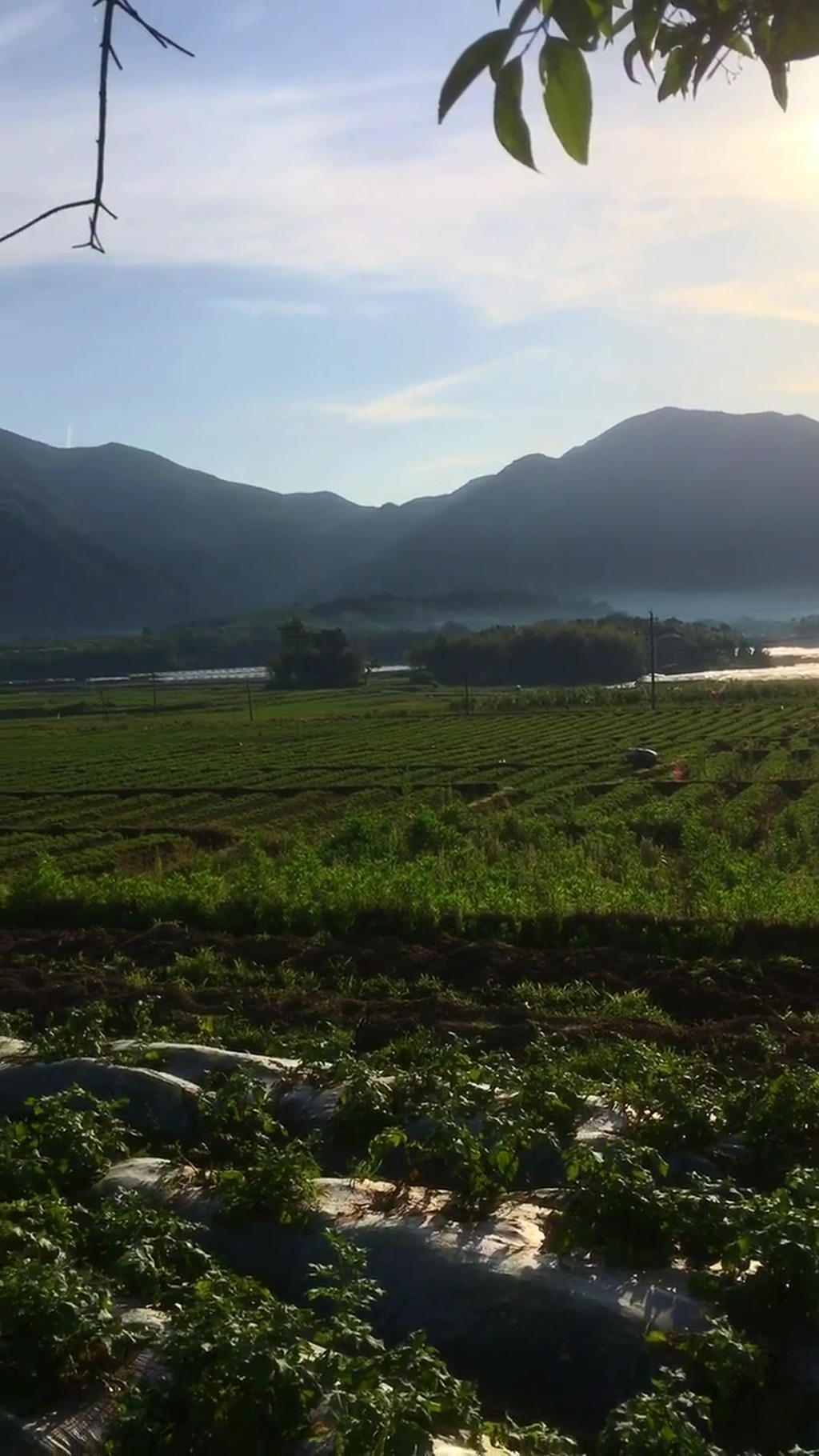 群山乡村唯美自然风光实拍素材