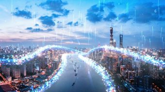 科技城市城市发展视频-众图网