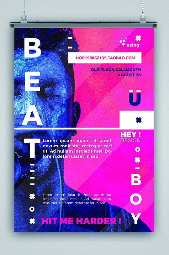 创意杂志封面海报