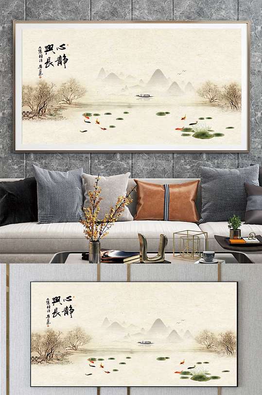 诗意意境中国风装饰画-众图网