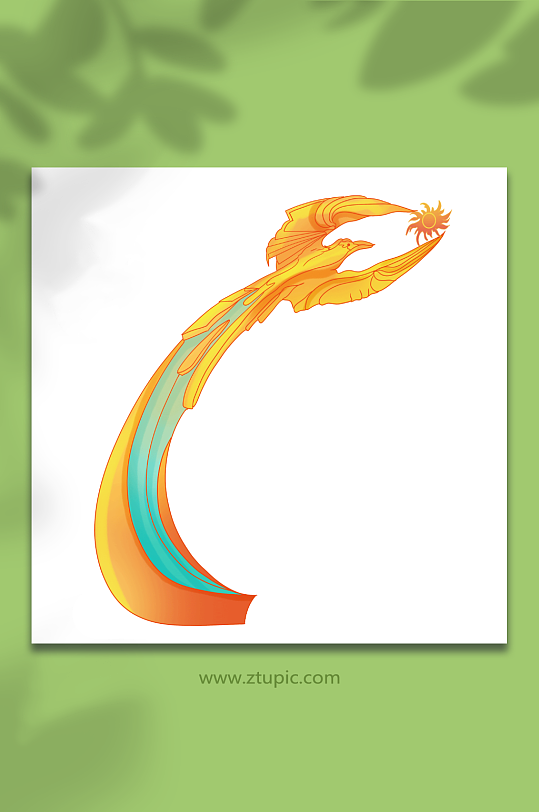 沈阳北站太阳鸟建筑元素插画