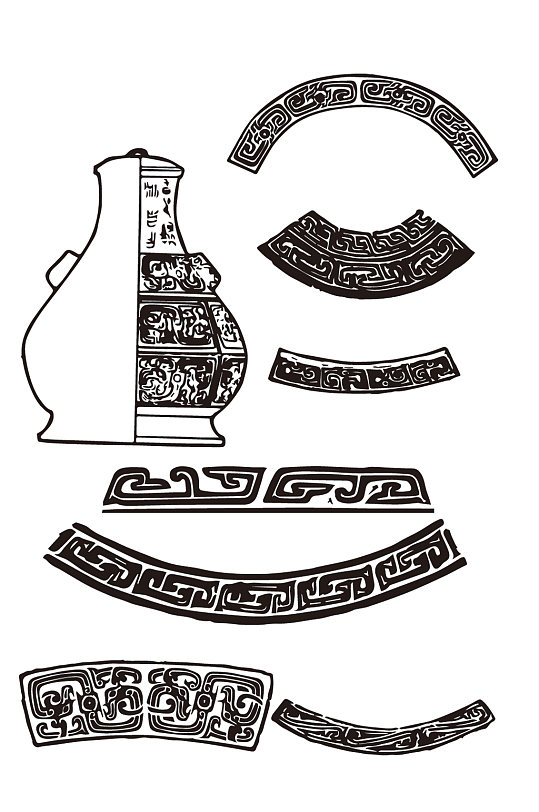 古代花纹仿古花纹