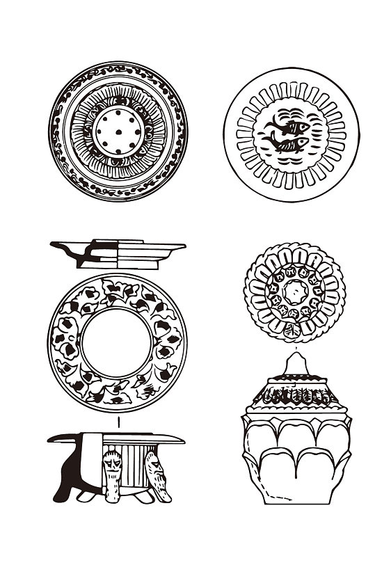 古代瓶纹仿古回纹