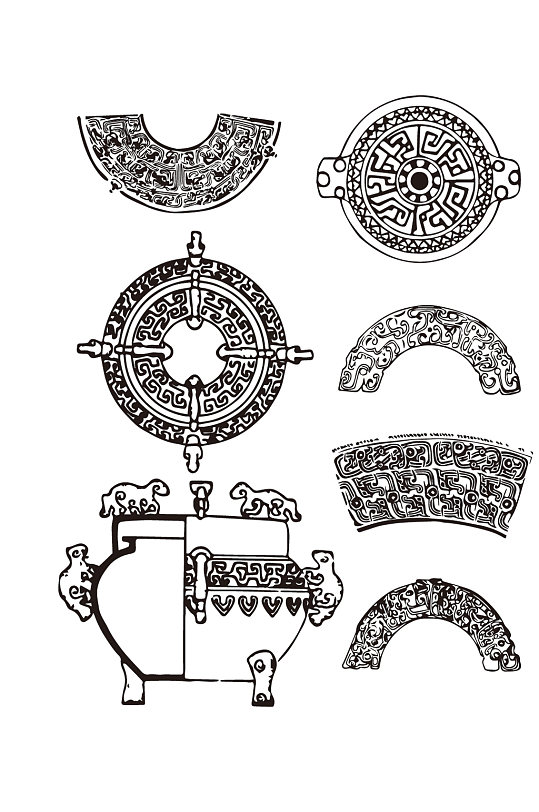 古代花纹矢量图片-古代花纹矢量素材下载-众图网