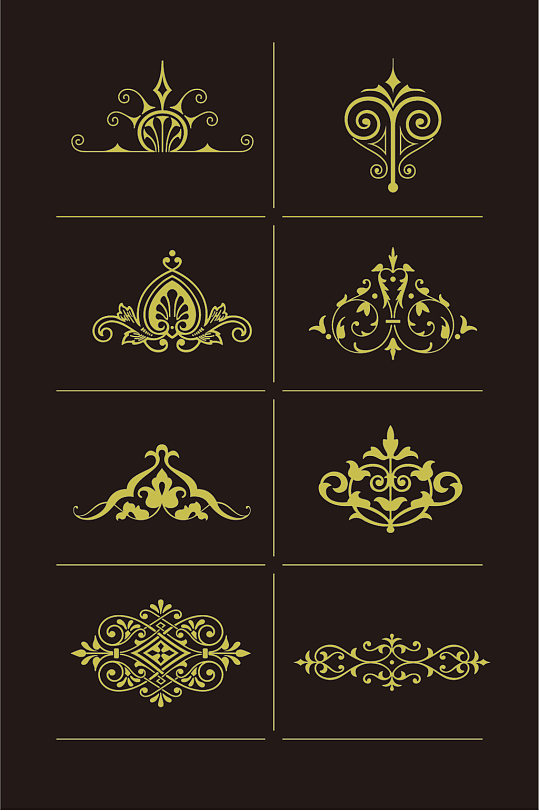 罗马花纹底纹素材