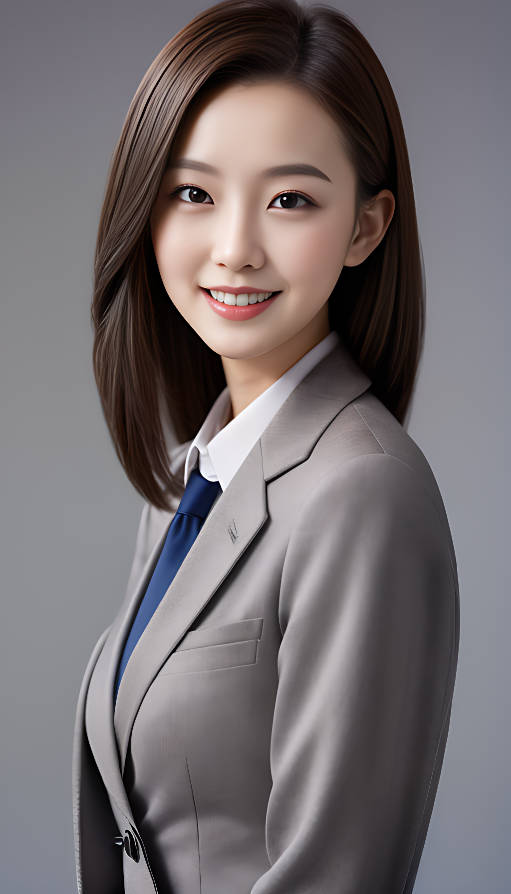 摄影风穿职业装的美女AI数字艺术素材