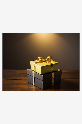 礼物盒子写实摄影AI数字艺术