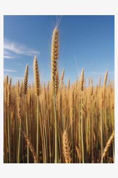 麦穗农作物写实摄影AI数字艺术