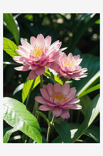 写实风春天盛开的花朵AI数字艺术