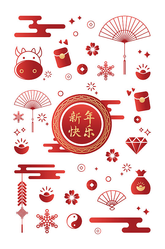 中国风底纹新年图片-中国风底纹新年素材下载-众图网