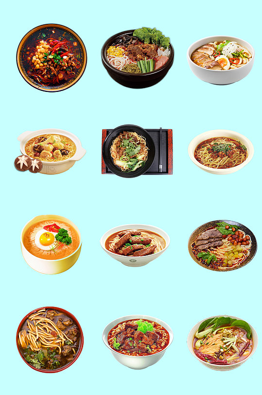 面条汤面牛肉面素材-众图网