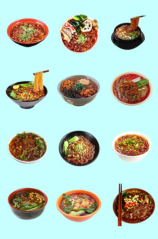 美食美味酸辣粉免抠图片-众图网