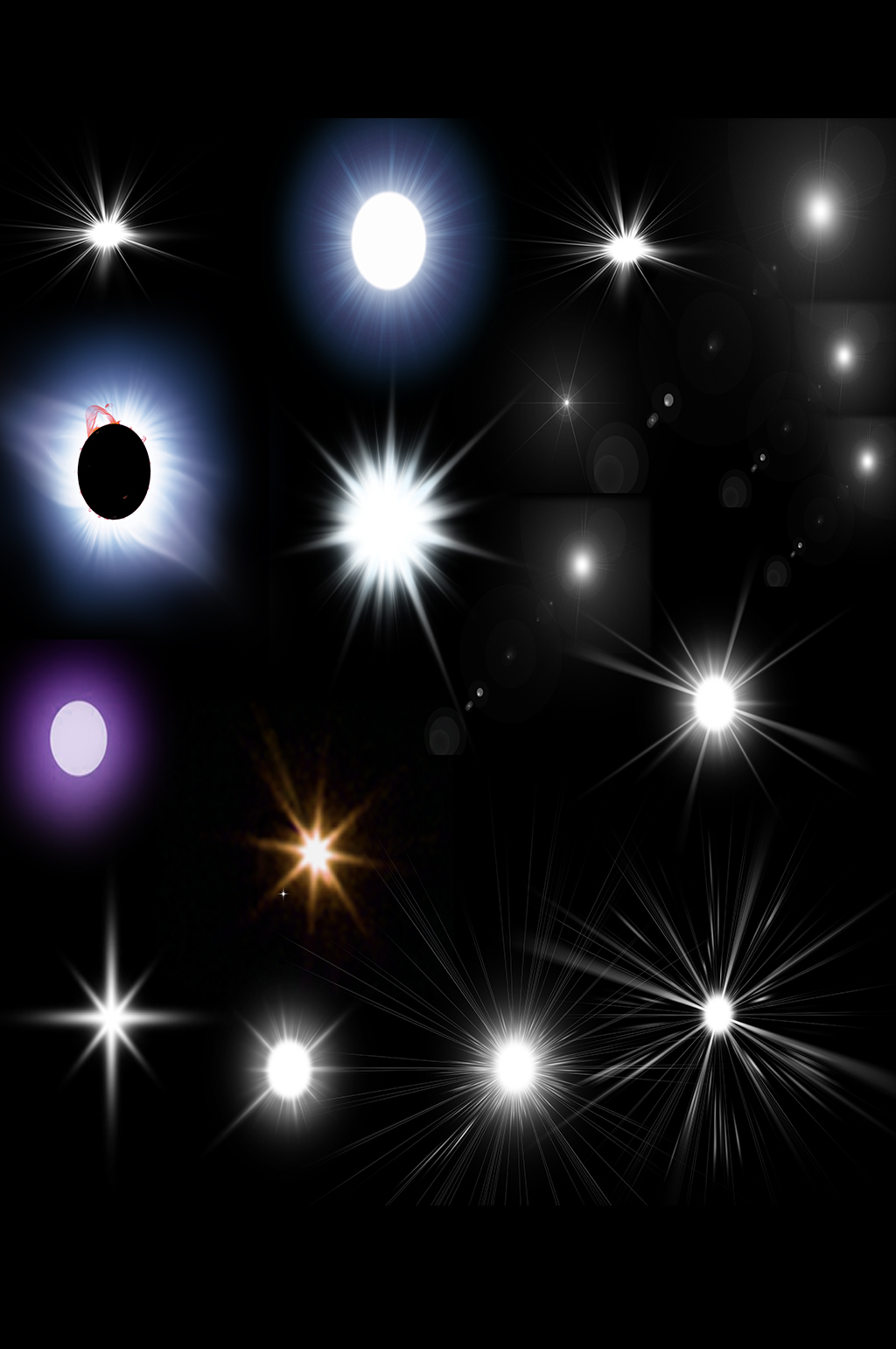 灯光星光免扣素材素材