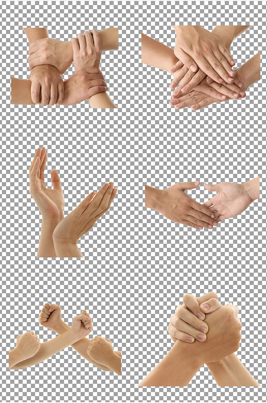 各种手势图片素材素材