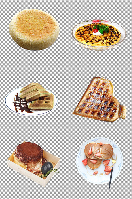 松饼软饼免扣素材