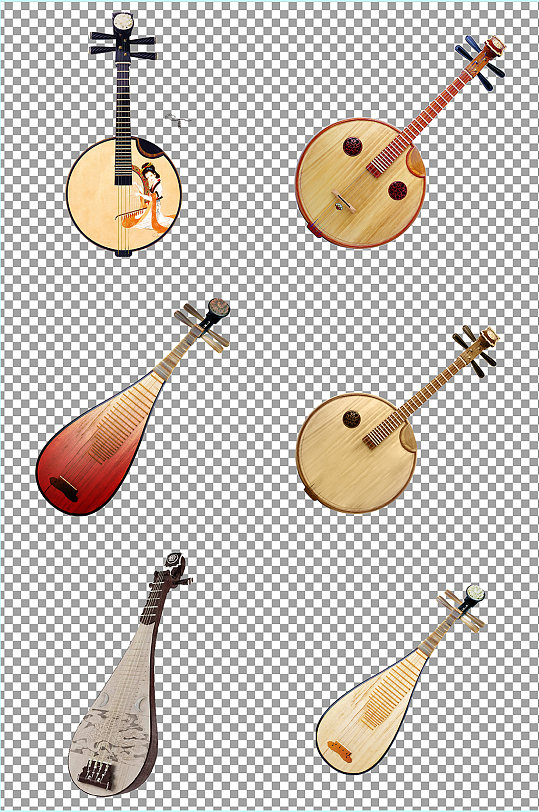 古典乐器琵琶图片