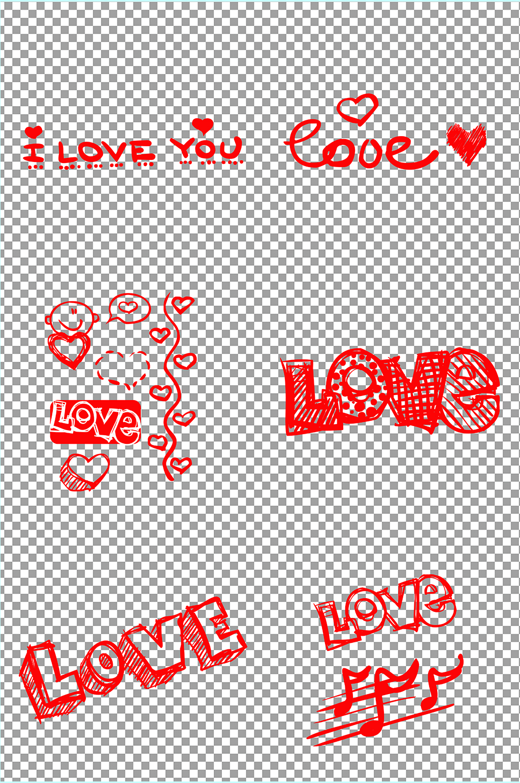 love藝術(shù)字體素材素材