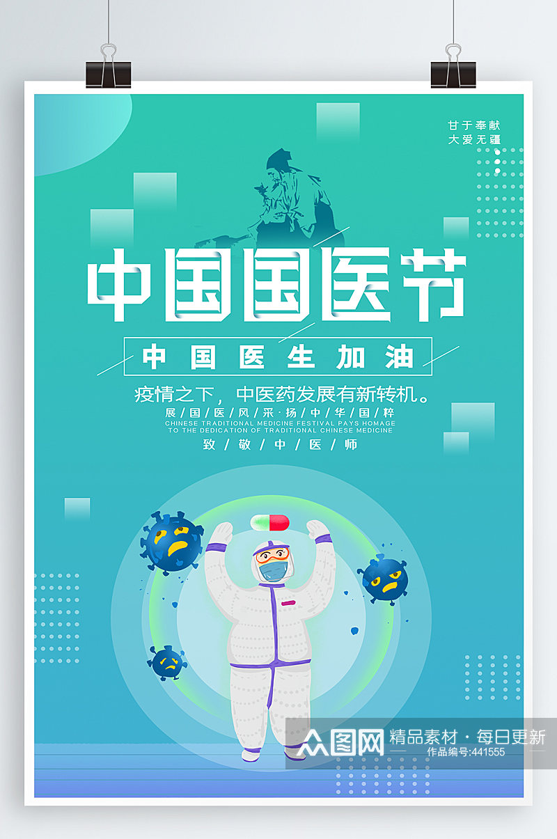 中国医师节宣传海报 展板素材