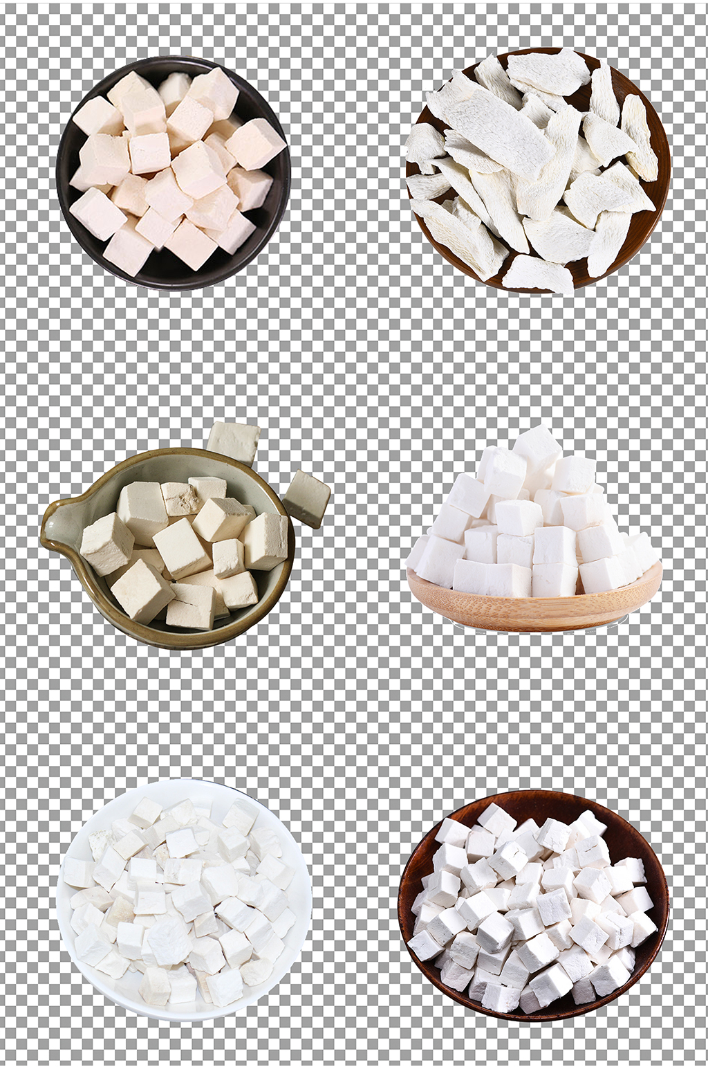 药材茯苓免扣素材素材